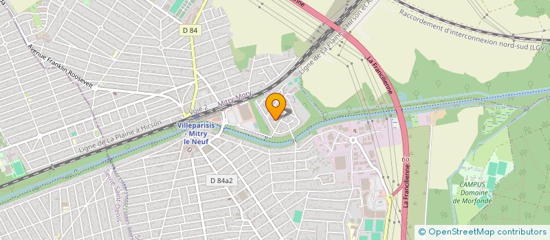 localisation de l'entreprise GDC BATIMENT à VILLEPARISIS