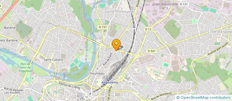 localisation de l'entreprise GDC CONSEIL à ANGOULEME