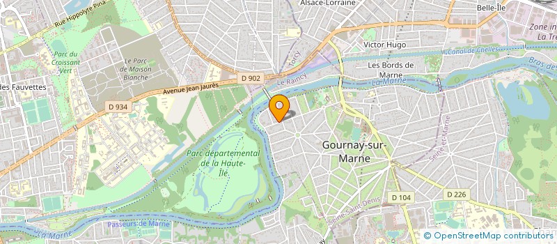 localisation de l'entreprise GDC EXECUTION EURL  GOURNAY SUR MARNE