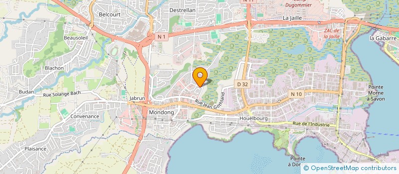 localisation de l'entreprise GDC FWI  BAIE-MAHAULT