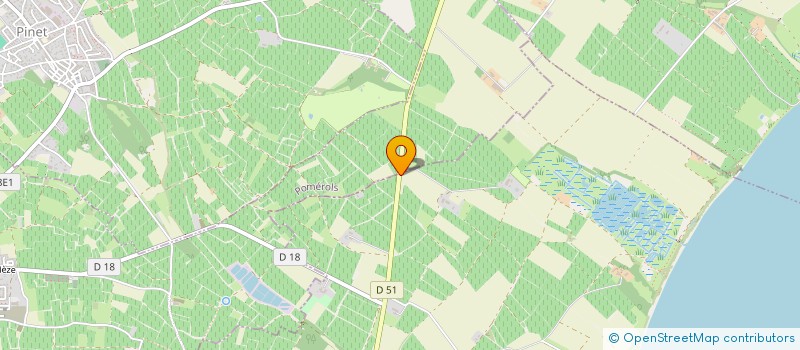 localisation de l'entreprise GDC GAUJAL à MARSEILLAN