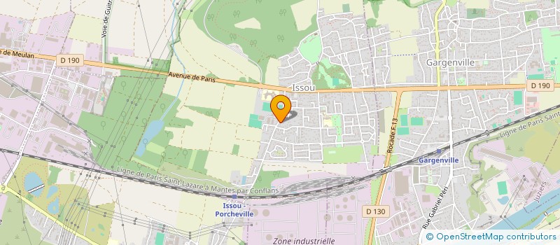 localisation de l'entreprise GDCM  ISSOU