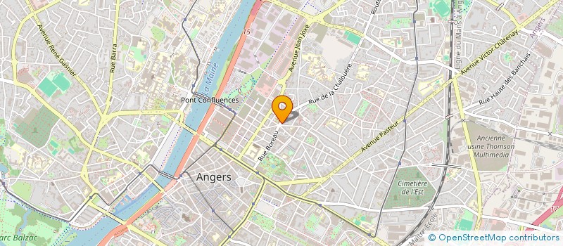 localisation de l'entreprise GDCOIFF'  ANGERS