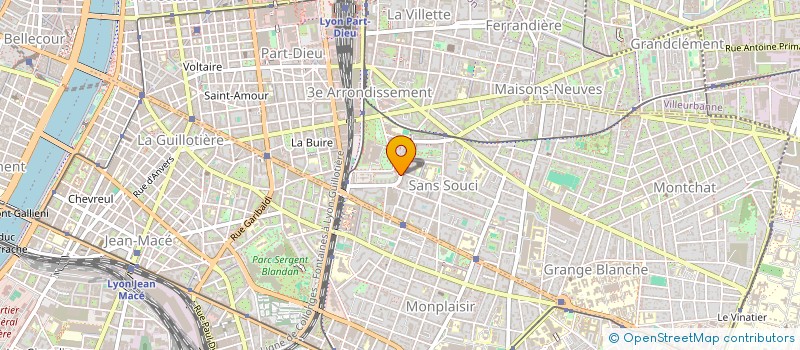 localisation de l'entreprise GDD  LYON