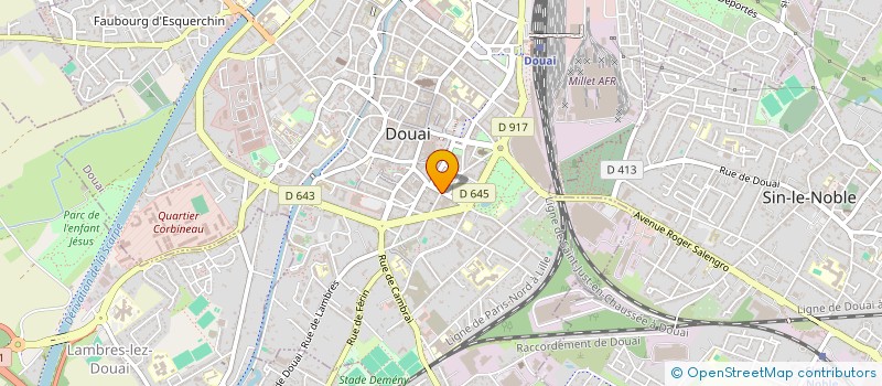 localisation de l'entreprise GDD LE PETIT PARIS  DOUAI