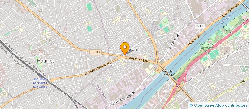 localisation de l'entreprise GDD OPTIQUE  BEZONS