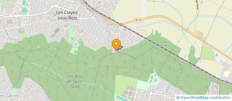 localisation de l'entreprise GDDB PATRIMOINE  VILLEPREUX