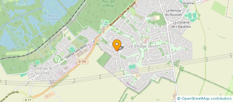localisation de l'entreprise GDE.2 CONSEIL à MENNECY