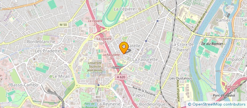 localisation de l'entreprise GDE à TOULOUSE
