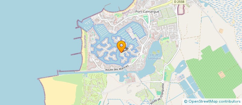 localisation de l'entreprise GDE  LE GRAU-DU-ROI