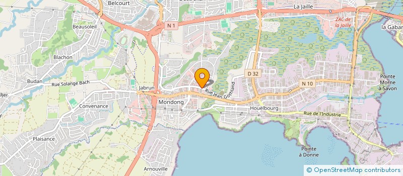 localisation de l'entreprise GDE CONSEIL  BAIE-MAHAULT