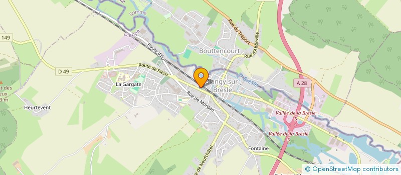 localisation de l'entreprise GDE INDUSTRIE  BLANGY-SUR-BRESLE