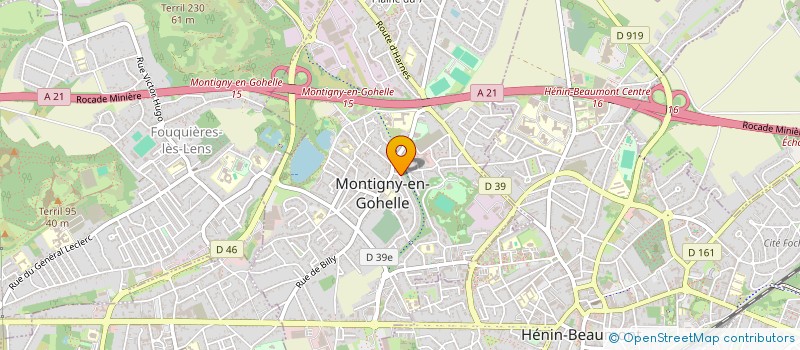 localisation de l'entreprise GDEC CONSEIL  MONTIGNY-EN-GOHELLE