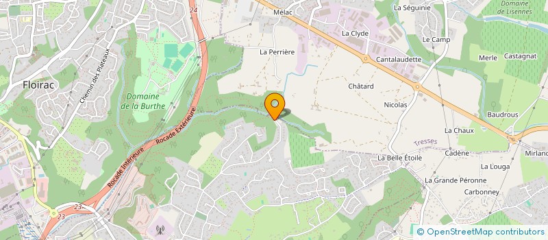 localisation de l'entreprise GDED IMMO  BOULIAC