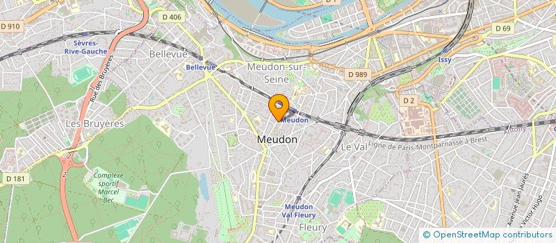localisation de l'entreprise GDEK à MEUDON
