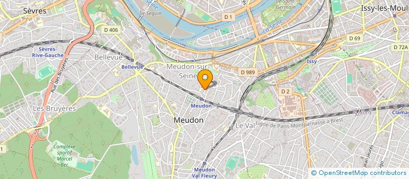 localisation de l'entreprise GDELAF CONSEIL à MEUDON