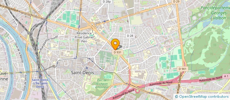 localisation de l'entreprise GDELEC à SAINT-DENIS