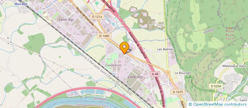 localisation de l'entreprise GDES REVANTI HYDRO-INDUSTRIE  VOREPPE