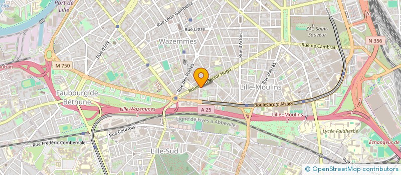 localisation de l'entreprise GDEV LILLE à LILLE