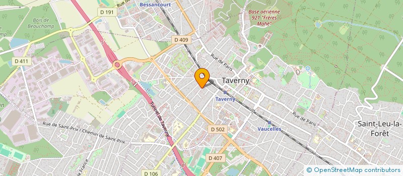 localisation de l'entreprise GDFI  TAVERNY