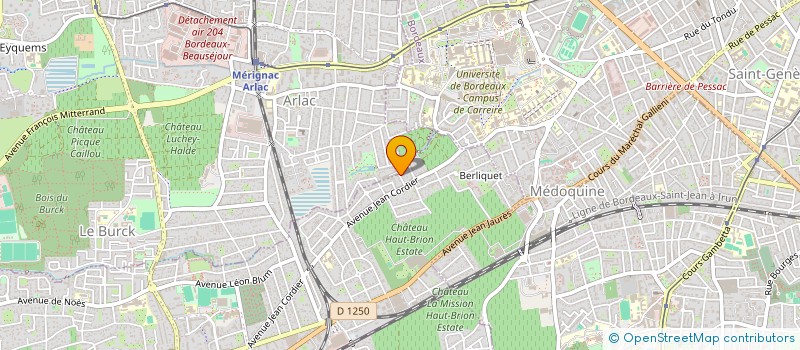 localisation de l'entreprise GDFMP  PESSAC