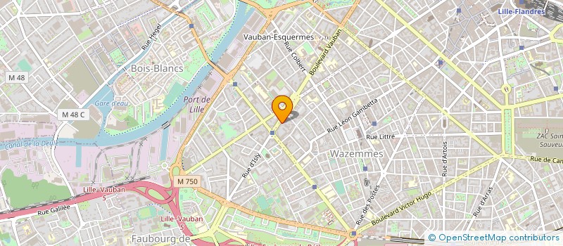 localisation de l'entreprise GDFV PARTNERS à LILLE