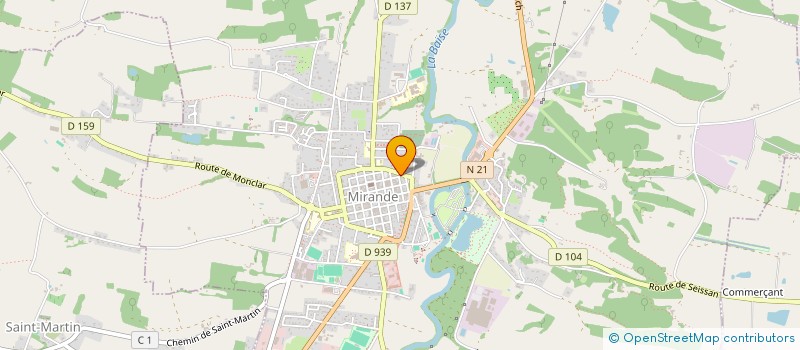 localisation de l'entreprise GDFY CHARPENTE  ESTIPOUY