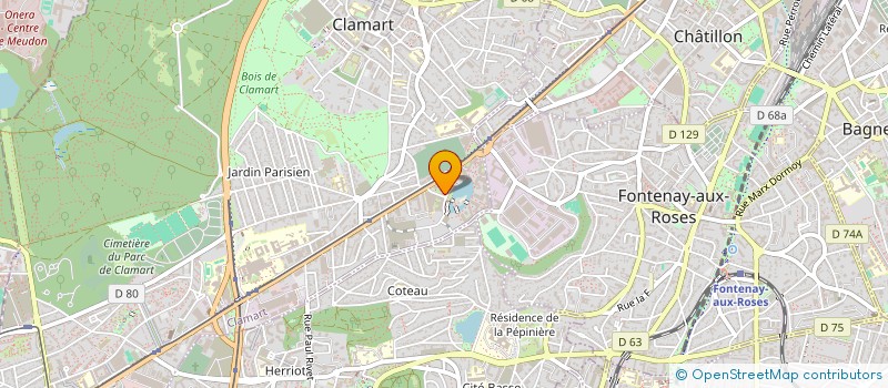 localisation de l'entreprise GDG 80  CLAMART