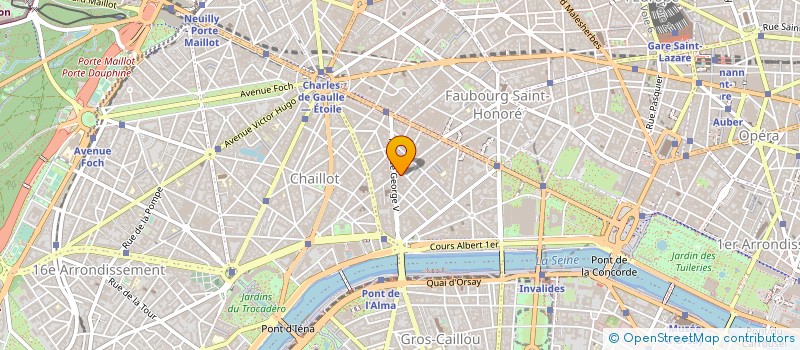 localisation de l'entreprise GDG CAPITAL 6 à PARIS