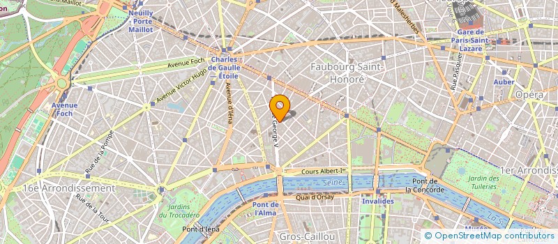 localisation de l'entreprise GDG HOLDCO FRAGONARD à PARIS