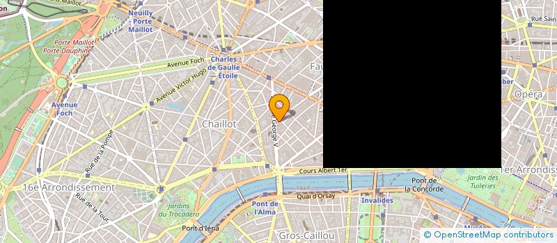localisation de l'entreprise GDG MDB INVESTISSEMENTS à PARIS