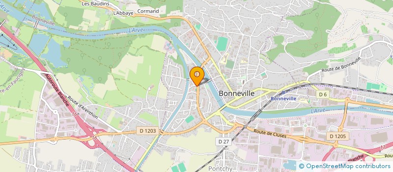 localisation de l'entreprise GDG RESEAUX à BONNEVILLE