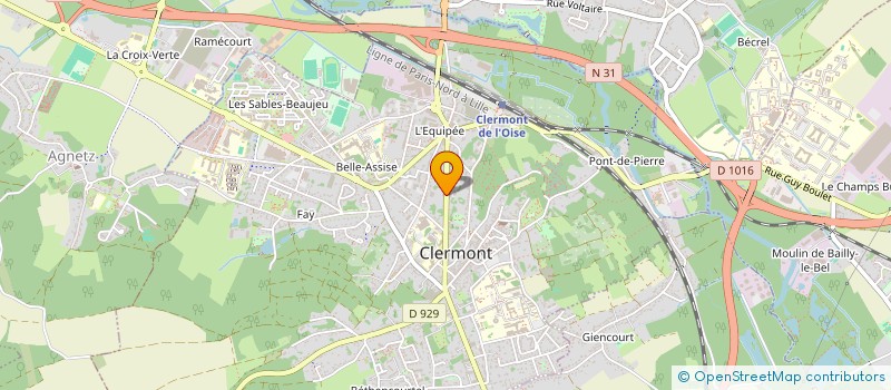 localisation de l'entreprise GDG63  CLERMONT