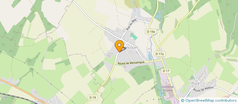 localisation de l'entreprise GDGM  MESSINCOURT