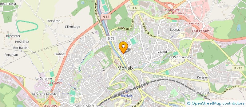 localisation de l'entreprise GDH à MORLAIX