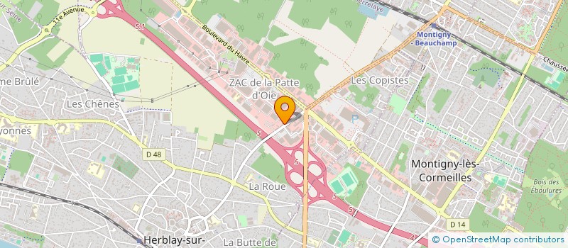 localisation de l'entreprise GDH  HERBLAY-SUR-SEINE