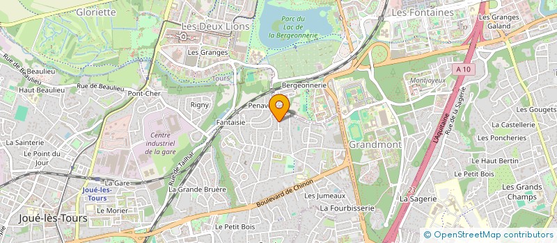localisation de l'entreprise GDH  TOURS