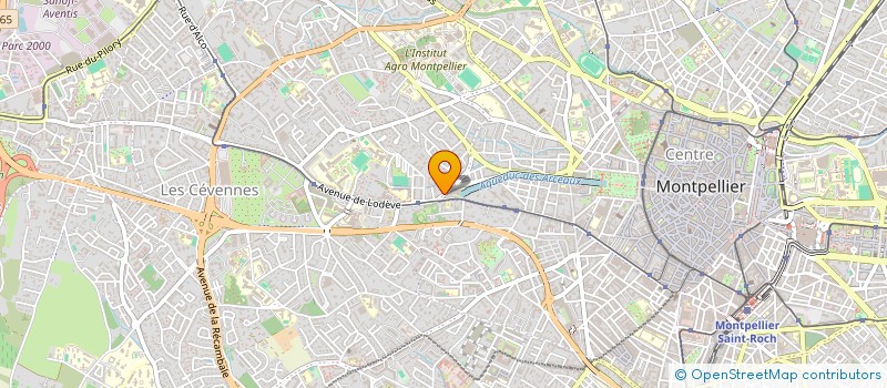 localisation de l'entreprise GDI à MONTPELLIER