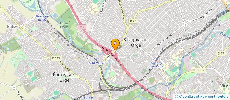 localisation de l'entreprise GDI à SAVIGNY-SUR-ORGE