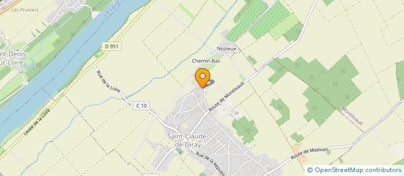 localisation de l'entreprise GDI 41  SAINT-CLAUDE-DE-DIRAY