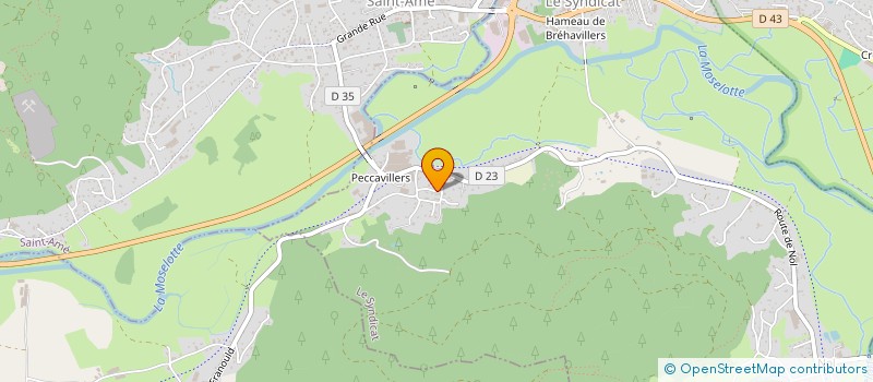 localisation de l'entreprise GDI  LE SYNDICAT