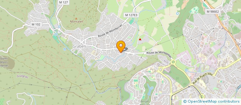 localisation de l'entreprise GDI  GRABELS