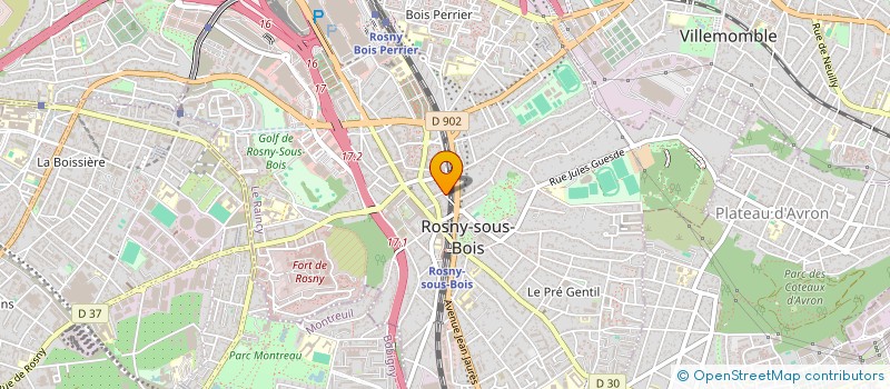 localisation de l'entreprise GDI AMERICAN STYL à ROSNY-SOUS-BOIS