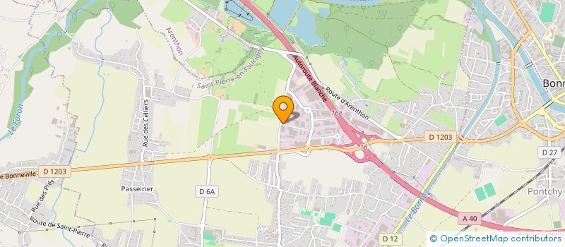 localisation de l'entreprise GDI IMMO  SAINT-PIERRE-EN-FAUCIGNY