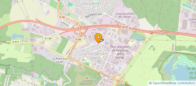 localisation de l'entreprise GDI SIMULATION à ELANCOURT