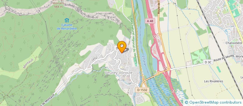 localisation de l'entreprise GDID  VEUREY-VOROIZE