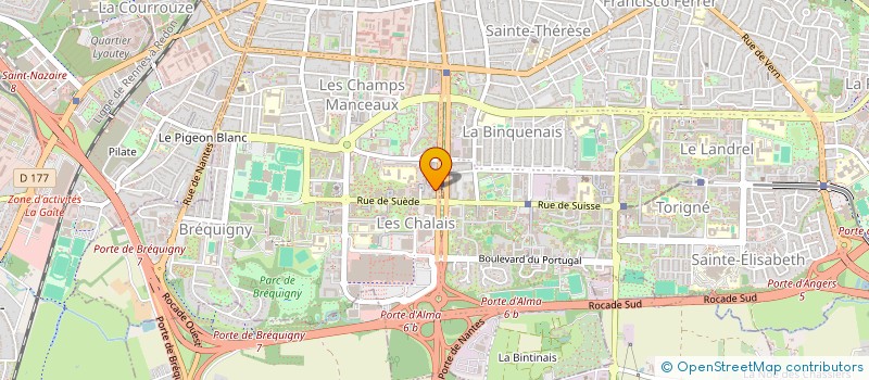 localisation de l'entreprise GDJ  RENNES