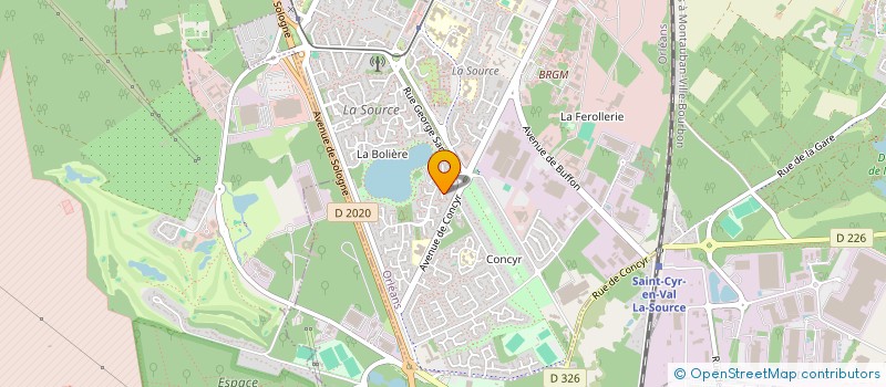 localisation de l'entreprise GDJN 1 à ORLEANS