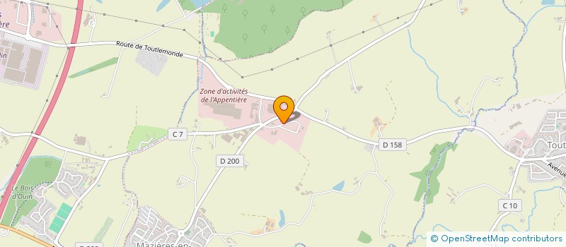 localisation de l'entreprise GDK ALLIANCE  MAZIERES-EN-MAUGES