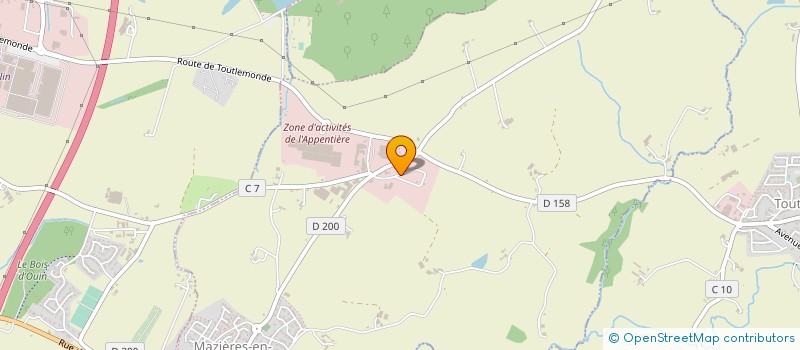 localisation de l'entreprise GDK STANDING  MAZIERES-EN-MAUGES